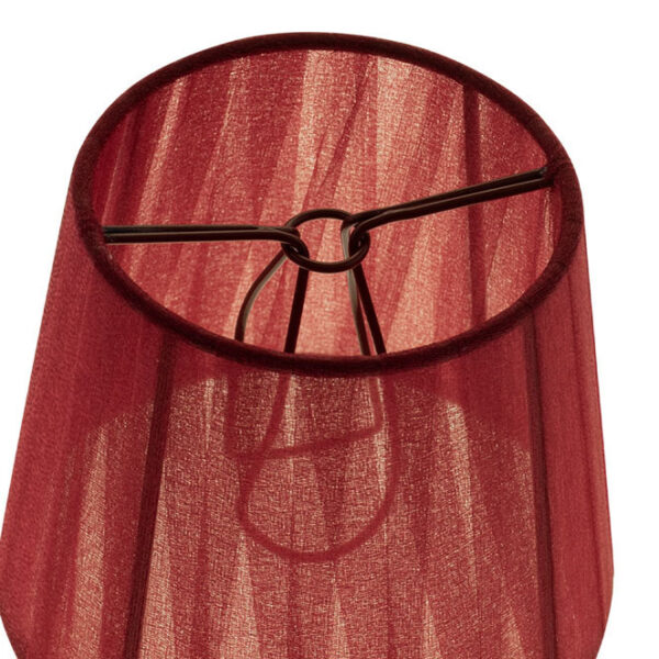 Abat-jour AUSTRALIANO redondo cónico com pinça Alt.10xD.12cm bordeaux - Image 3