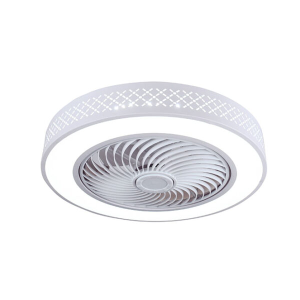 Ventoinha de tecto KABUL branca, 5 palas, 72W LED 3000-6000K, Alt.19xD.50cm - Image 2