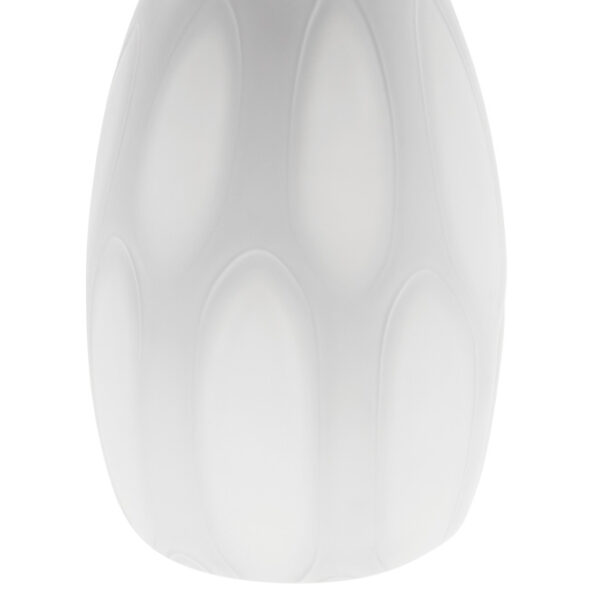 Suspensão HERNER grande 1xE27 Alt.Reg.xD.15cm Vidro Branco - Image 3