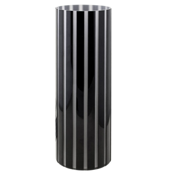 Candeeiro de mesa TOROPI 1xE27 Alt.30xD.10cm vidro preto/branco - Image 2