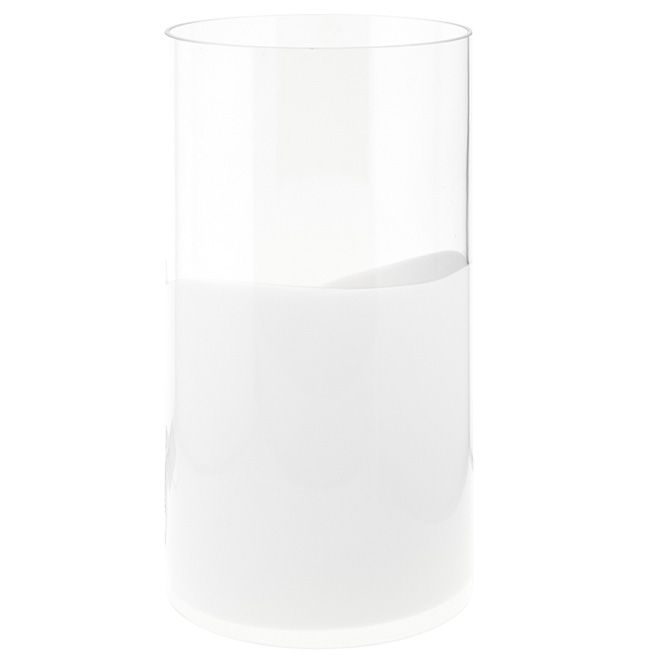 Candeeiro de mesa HERNER 1xE14 Alt.35xD.18cm vidro branco/transparente - Image 2