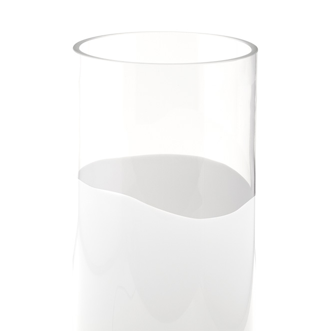 Candeeiro de mesa HERNER 1xE14 Alt.35xD.18cm vidro branco/transparente - Image 3