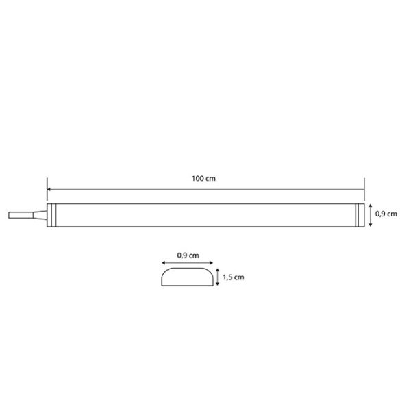 Fita LED EXPLORER neon 230V 6W/m 4000K IP65 - Image 2
