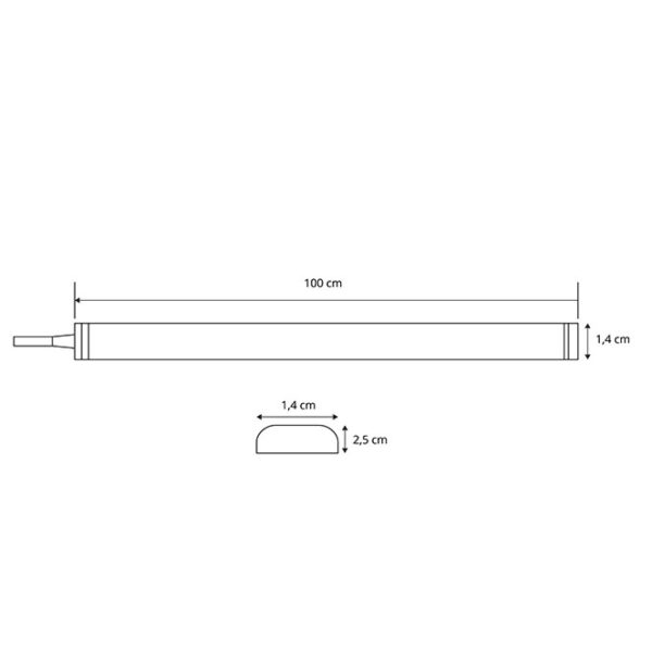 Fita LED ENTERPRISE neon 230V 8W/m 6000K IP65 - Image 2