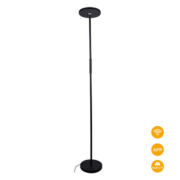 Candeeiro de pé SMART 24W LED RGB+CCT (2700K-6500K), APP, WIFI+BLUETOOTH, Alexa e Google Assistant - Image 2