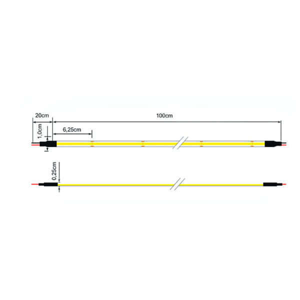 Fita LED COB 24Vdc 14W/m 512LED/m 2700K IP67 1m (múltiplos de 5m) - Image 3