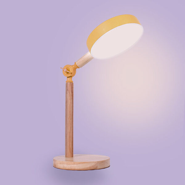 Candeeiro de mesa LUPPA 2X12W LED 3000-4000-6500K 1800lm Alt.48,5cmxD.15cm Amarelo/Madeira - Image 3