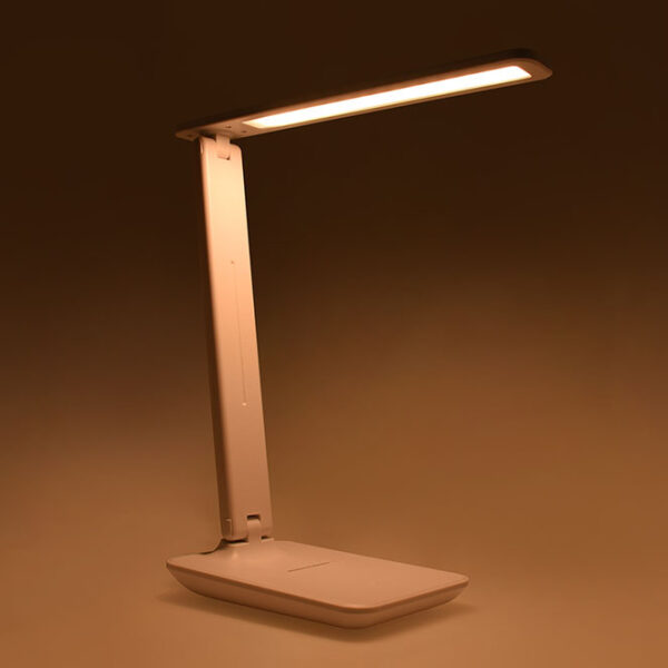 Candeeiro de mesa MOBIL 5W LED 3000-4000-6500K, base de carregamento sem fios para telemóvel branco - Image 2
