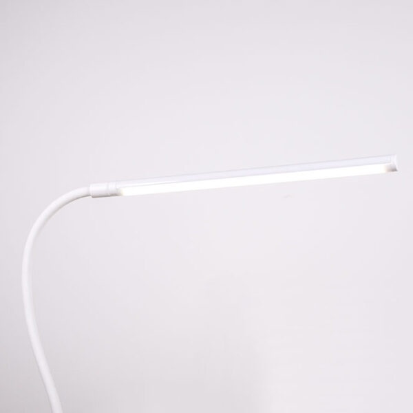 Candeeiro de mesa OFFICE 7W LED 4000K com mola Alt.70xD.2,3cm branco - Image 3