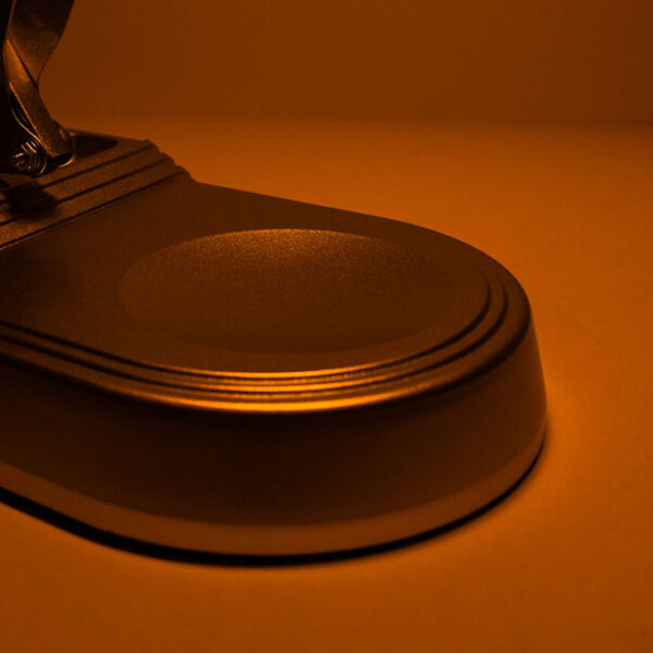 Candeeiro de mesa BRIDGE prata 10W LED 3000-4000-6500K C.14xL.25,5xAlt.52cm - Image 3