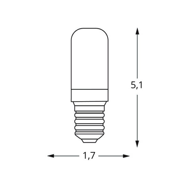 Lâmpada E14 (fino) NL LED 4W 4000K 400lm 360° - Image 2