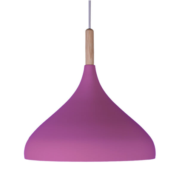 Suspensão COLONIA D.30cm 1xE27 em metal rosa - Image 2