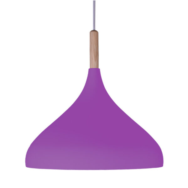Suspensão COLONIA D.30cm 1xE27 em metal lilás - Image 2