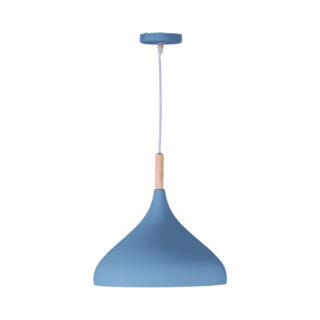 Suspensão COLONIA D.30cm 1xE27 em metal azul