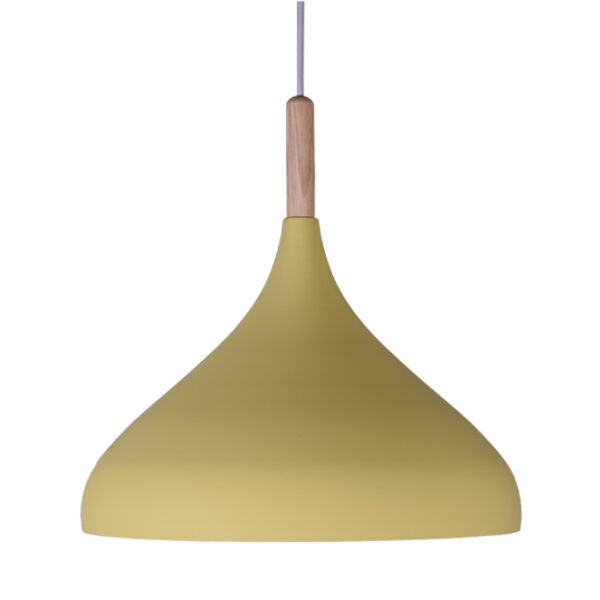 Suspensão COLONIA D.30cm 1xE27 em metal amarelo - Image 2
