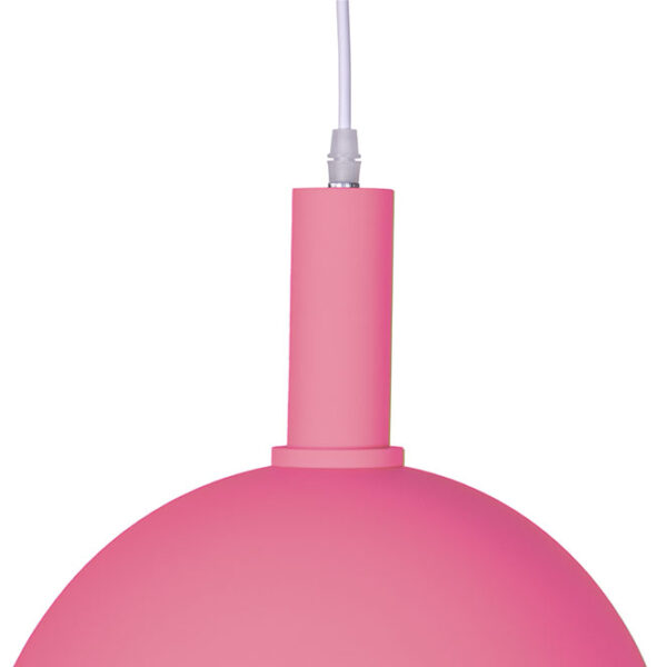 Suspensão HAGEN D.30cm 1xE27 em metal rosa - Image 2