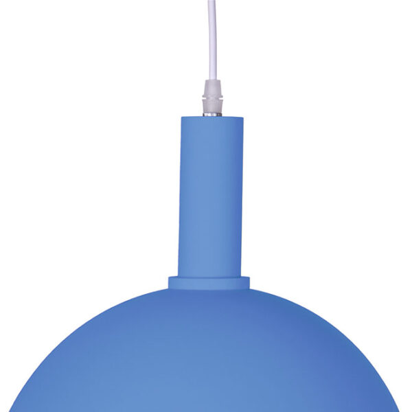 Suspensão HAGEN D.30cm 1xE27 em metal azul - Image 2
