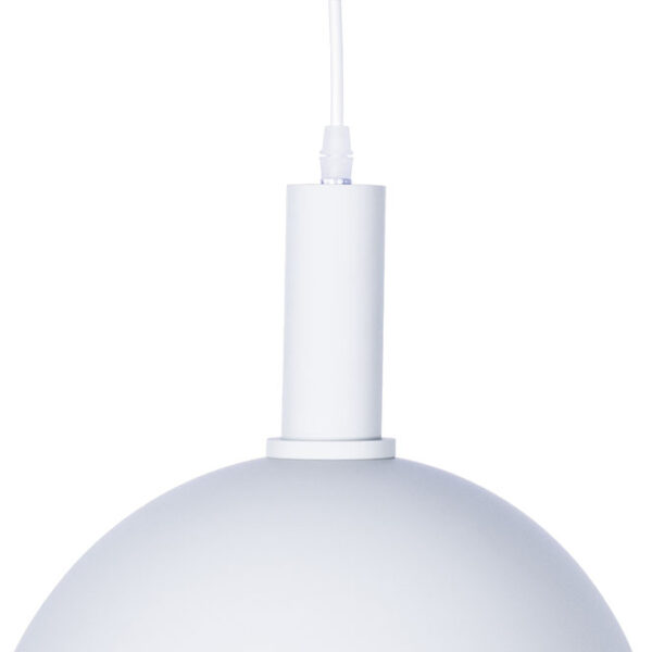 Suspensão HAGEN D.30cm 1xE27 em metal branco - Image 2