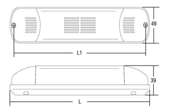 Transformador de tensão constante AC/AC 12V 30-150W, em plástico - Image 2