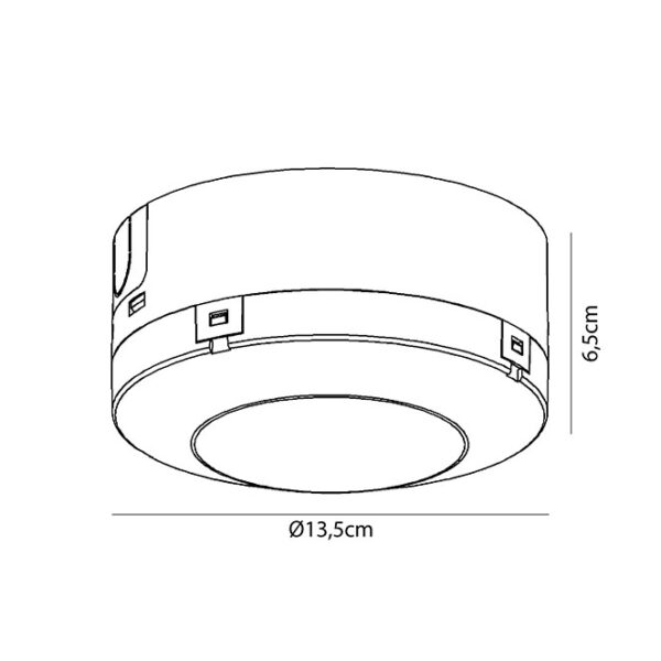 Caixa estanque p/sensor micro-ondas S00370101, IP65, em policarbonato transparente com protecção UV - Image 2