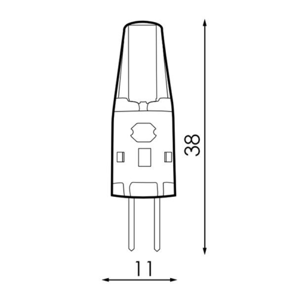 Lâmpada LED G4 12VDC COB 3W 3000K - Image 2