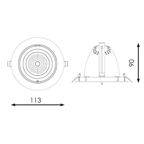 Foco Downlight LED Direcionável Track 15W 6000K - Image 2