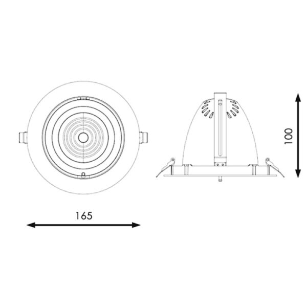 Foco Downlight LED Direcionável Track 30W 6000K - Image 2