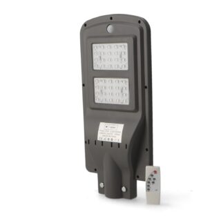 Luminária Solar LED para Iluminação Pública 40W com sensor 6000K