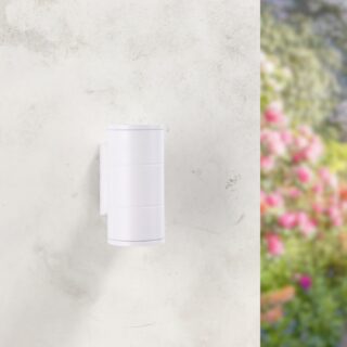 Aplique de Parede LED Tube branco 2x3W IP54 3000K