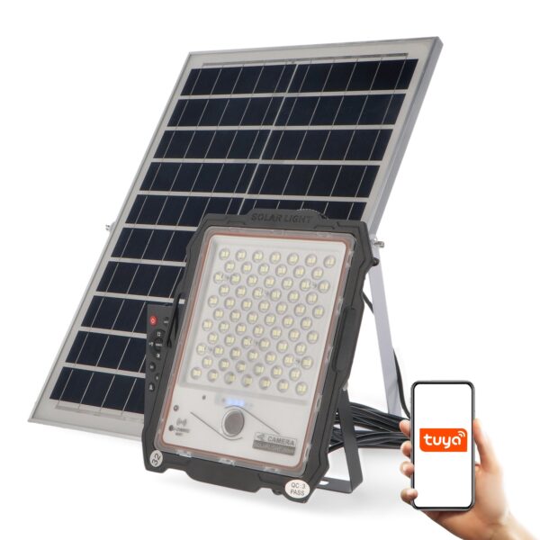 Projetor LED Solar com Câmera Jeff 200W 6000K
