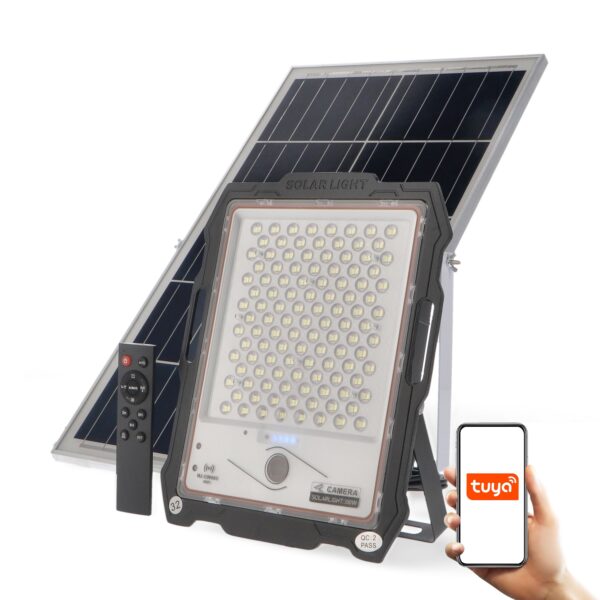 Projetor LED Solar com Câmera Jeff 300W 6000K