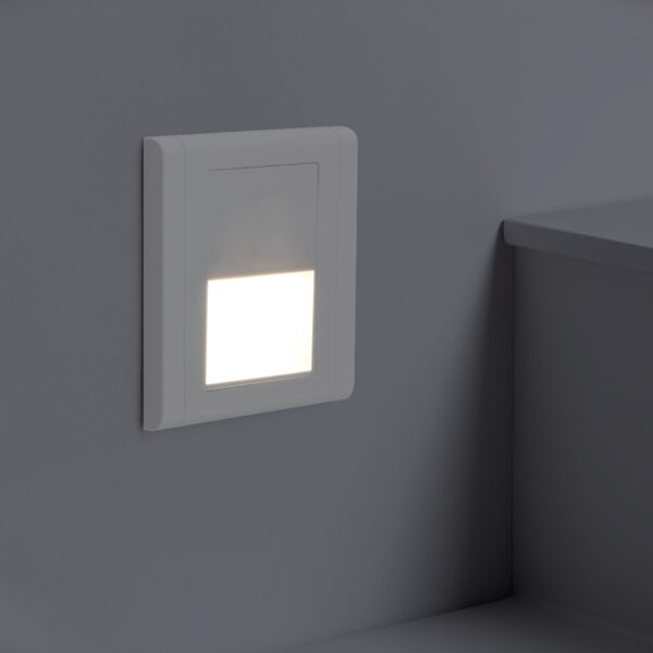 Balizador LED encastrável Nomis Square 1,2W 4500K - Image 3