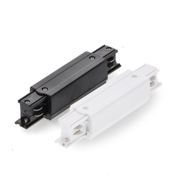 Conector com Separador em Linha para calha trifásica Branco