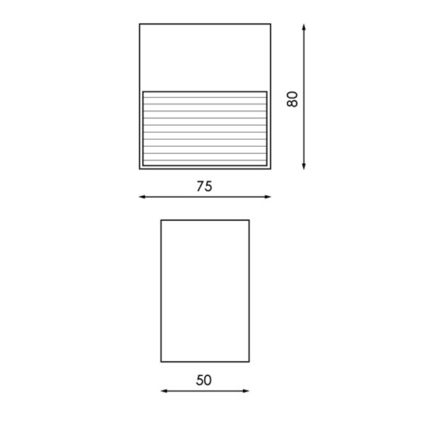 Baliza LED Biral de Superfície 3W IP54 3000K - Image 2