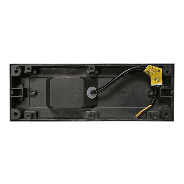Baliza LED Wall Longo Retangular Preto 5W IP54 3000K - Image 3