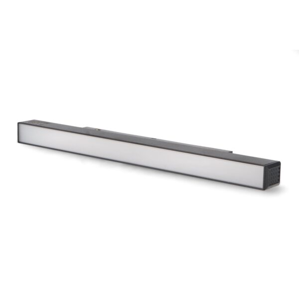 Foco LED Shoiler 10W Para Calha Magnética Preto 48V Serie 20Mm - 3000K
