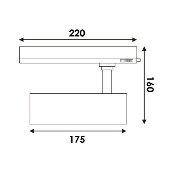 Foco LED para calha Lepsie 32W Trifásico No Flicker 6000K - Image 2