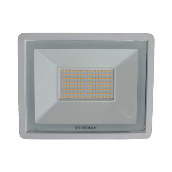 Projector X2 SUPERVISION IP65 1x100W LED 10000lm 2700K 120°C.27xL.3,7xAlt.21cm branco