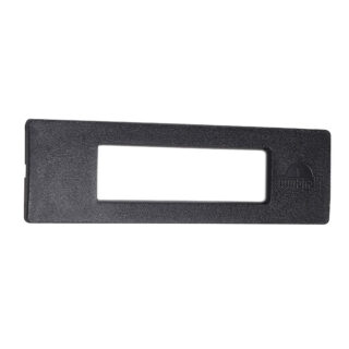 Aplique de encastrar NINA 1xR7s(118mm) 7,5W botãoCCT (3cores) IP55 C.18,5xL.5xAlt.5cm preta