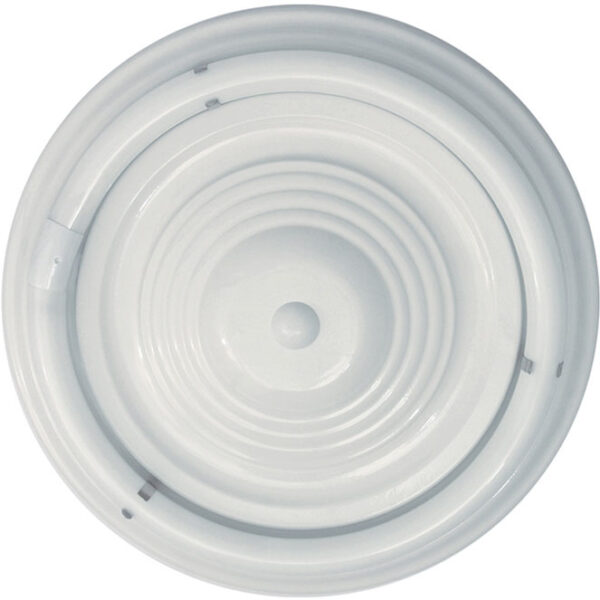 Plafond CIRCE redondo 1xG10q T9 circ. Alt.9xD.36cm Branco