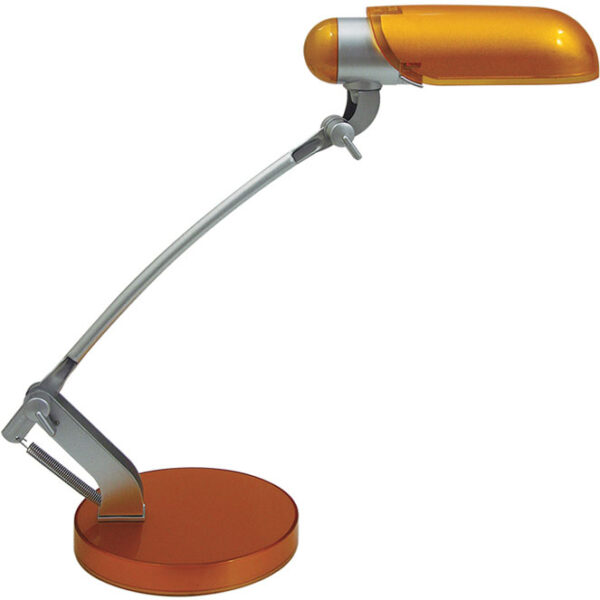 Candeeiro de mesa PELICANO 1xE14 C.13xL.23xAlt.Reg.cm Laranja/Cinzento
