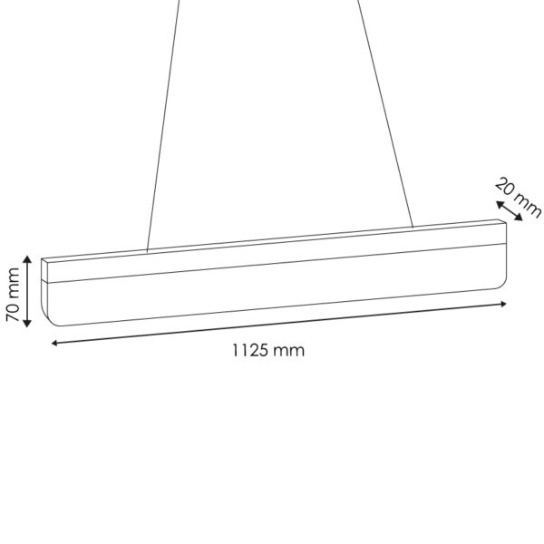 Lâmpada Linear LED Vision 30W 3000K - Image 2