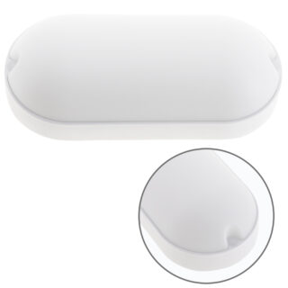Aplique SURF ECOVISION oval IP65 1x18W LED 1800lm 4000K 120°C.20,8xL.5,7xA.10,1cm polipropileno Bran