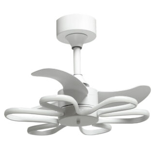Ventoinha de tecto ENEBRO branco, 3 palas, 30W+30W LED 3000|4000|6000K A.41xD.53cm