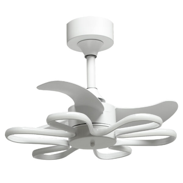 Ventoinha de tecto ENEBRO branco, 3 palas, 30W+30W LED 3000|4000|6000K A.41xD.53cm