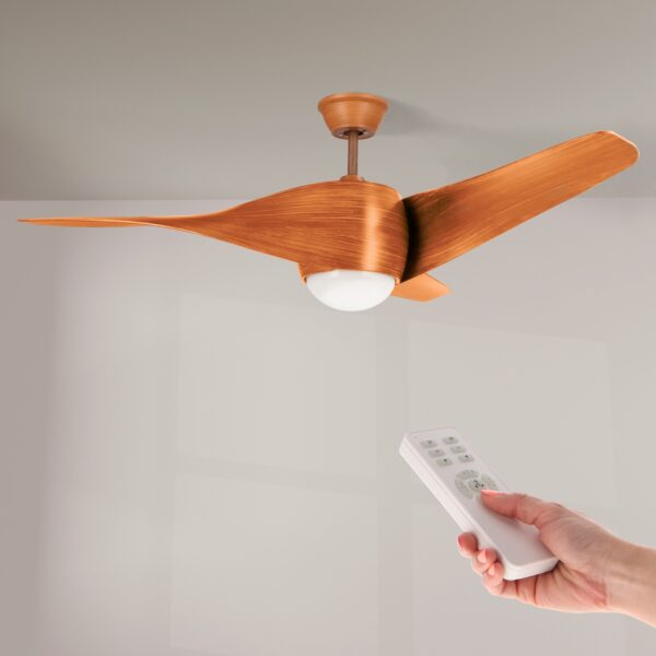 Ventoinha de Teto LED Madeira Fanton CCT