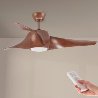Ventoinha de Teto LED Madeira Fanton CCT