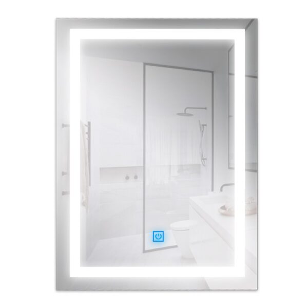 Espelho LED para Casa de Banho 15W Retangular CCT