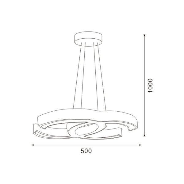 Candeeiro de Teto LED First Double 28W CCT - Image 2