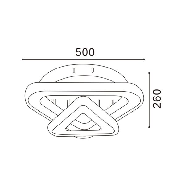 Candeeiro de Teto LED Bermudas 42W CCT - Image 2